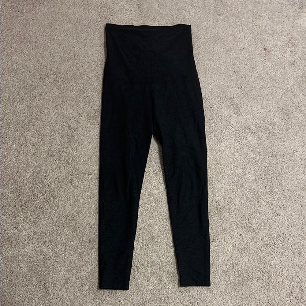 High-Waisted Black Leggings